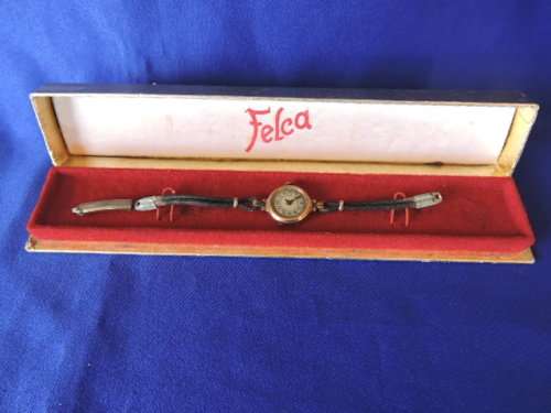 9ct Gold Ladies Watch Swiss made Hallmarked Chester dated 1910 in Felca Box